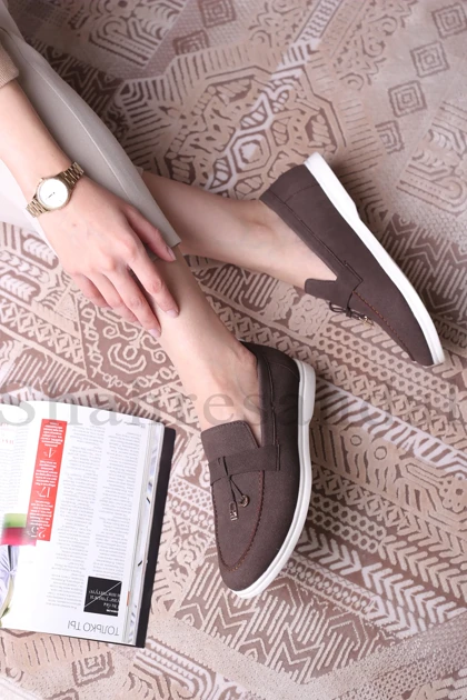 کفش کالج سگک دار زنانه کد 6027