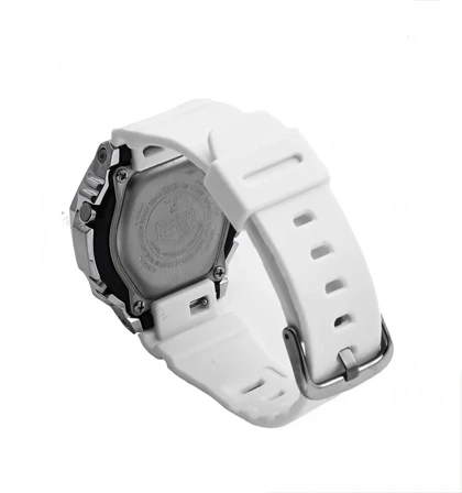 ساعت جی شاک زنانه GM-S2100 سیلور سفید