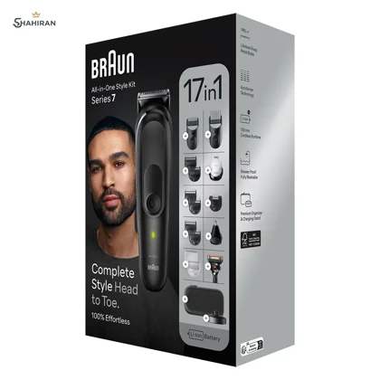 ماشین اصلاح و تیغ ژیلت براون مدل MGK7490