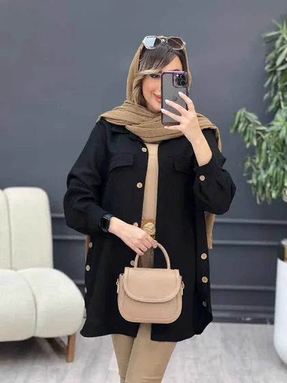 مانتو بغل سه دکمه آیلار