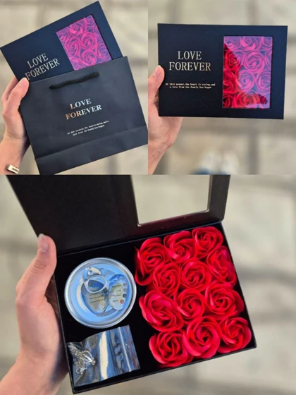 پک مروارید عشق 9 گل مشکی