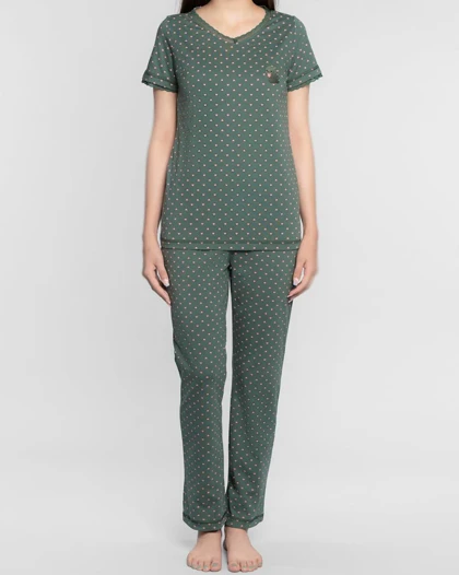 تیشرت و شلوار بلند مینی دایناسور زنانه