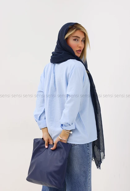 شومیز زنانه تک جیب پری کد1006545