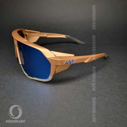 عینک 100% NOVRIK GOLD BLUE