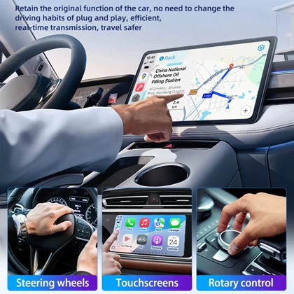 آداپتور بی سیم اندروید اتو و apple carplay کارلینکیت مدل GARLIN MINI SE Pro