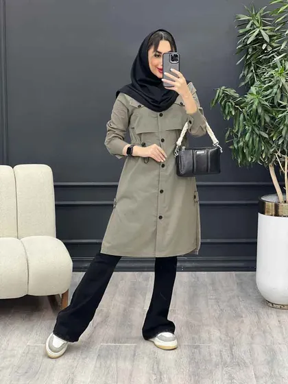 مانتو ژیله جیب نما هلیا