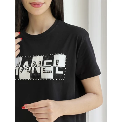 تیشرت نگین‌دار چنل