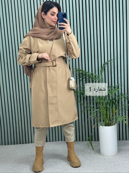 بارانی ضد آب بلند ( دارای ایراد جزئی )