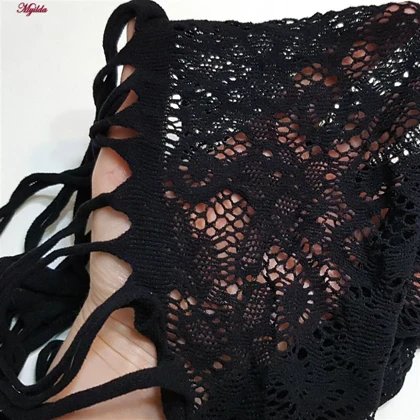 سرهمی فانتزی مدل فیشنت کد 4855-7045 رنگ مشکی