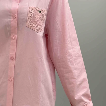 شومیزیقه جیب گیپور