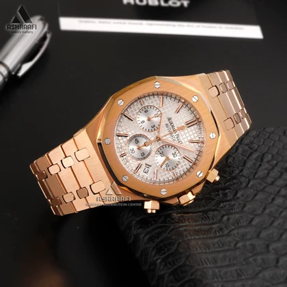 ساعت مردانه‌ای پی رزگلد Audemars Piguet RO25W