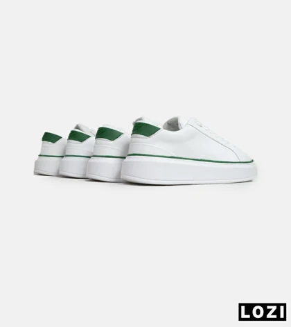 کفش اسنیکرزمردانه سفید سبز PULL & BEAR