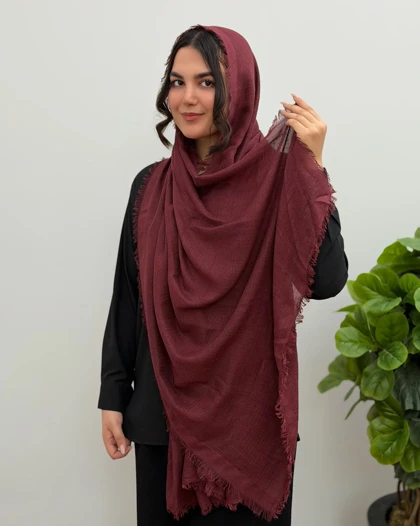 شال لطیف و نخی حصیری