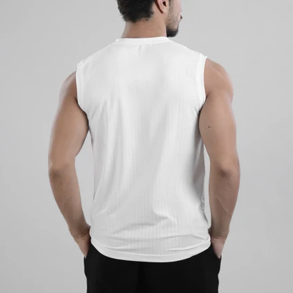 رکابی ورزشی مردانه نایک مدل Dri Fit-033 سفید