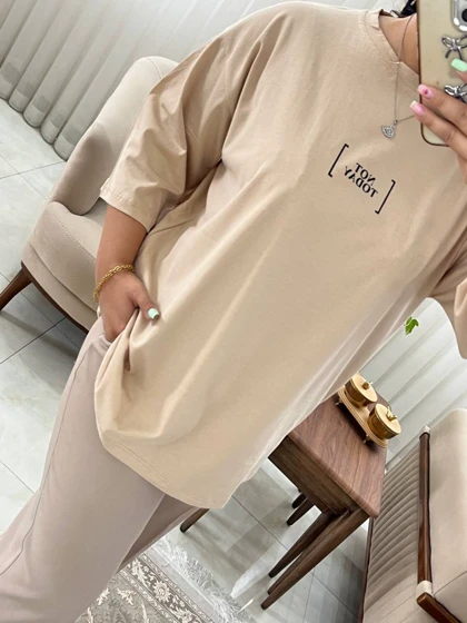 تیشرت زنانه و دخترانه not today اسپرت کد 432