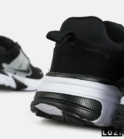 کفش کتانی مردانه و زنانه مشکی طوسی Nike cushlon مدل 7197