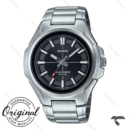 ساعت کاسیو سولار MTP-RS100D-1AV مردانه فلزی صفحه مشکی Casio-10390-G
