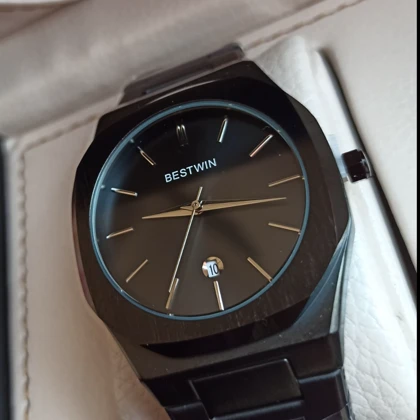 ساعت مچی مردانه بست وین فول بلک گرید A++ تقویم دار