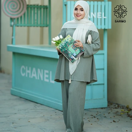 تونیک و شلوار ونوس سبز