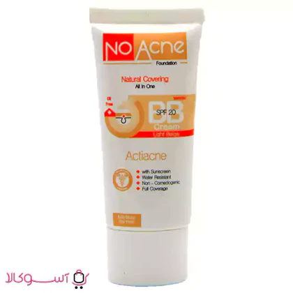 بی بی کرم نو آکنه مدل natural covering حجم 40 میل