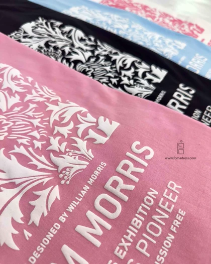 تیشرت باکسی طرح William Morris