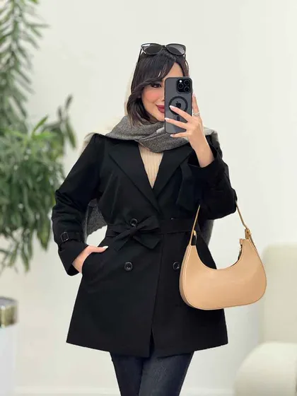 بارانی چهاردکمه مینا