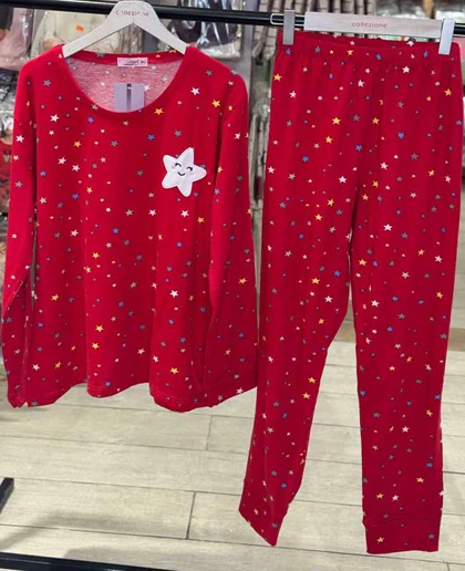 بلوز و شلوار سایز بزرگ نخ پنبه سکسن کد 40798