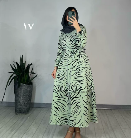 پیراهن مانتویی شکوفه 5