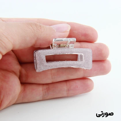 کلیپس دخترانه مدل مستطیل خطی شاین دار