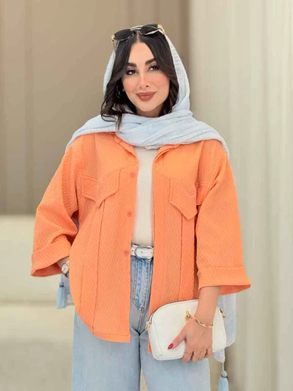 مانتو جیب نما پیله دار کاتیا