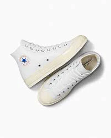 کفش اسپرت مدل کتانی ال استار اصل ساق‌دار سفید مدل 1970 converse all star کد 184749