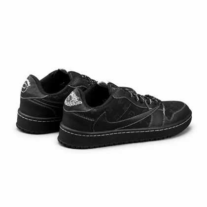 کفش کتانی مردانه مدل نایکی ترویس مشکی طرح دار Nike travis