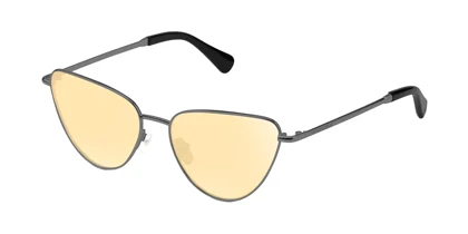 عینک آفتابی هاکرز مدل Gun Metal Yellow Rounded Lulita