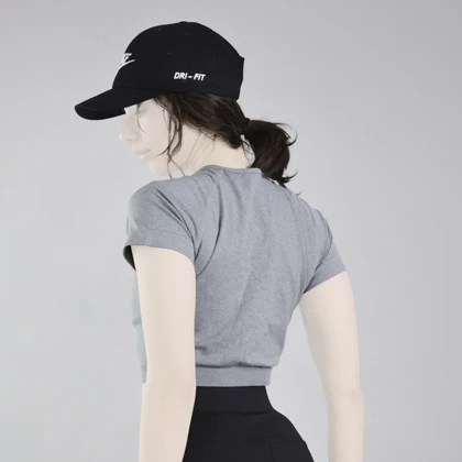 نیم‌تنه ورزشی زنانه جیم شارک مدل 9258 طوسی تیره