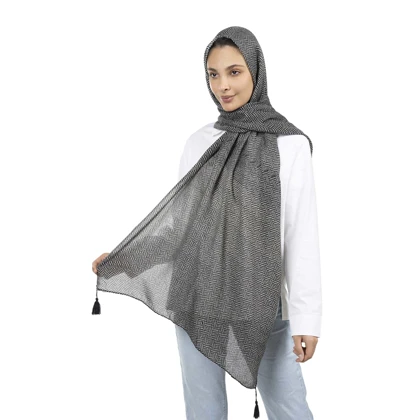 شال طرح خطی زنانه - 39251734