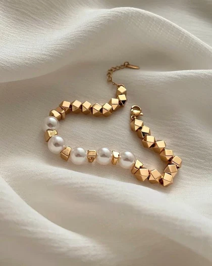 دستبند ترکیبی مروارید ژوپینگ