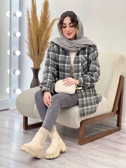 شکت بغل سه دکمه الینا