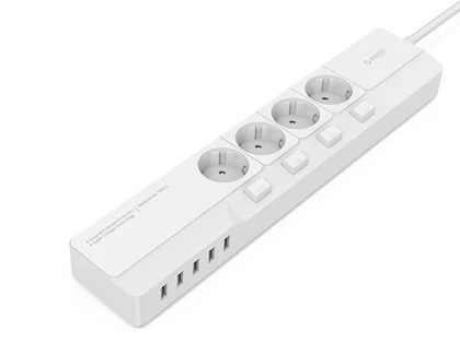 چند راهی 4 سوکت و 5 یو اس بی اوریکو Orico 4 AC with 5 USB Charging Port OSJ-4A5U-EU