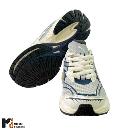 کفش ورزشی زنانه مرفیک کرم سورمه ای