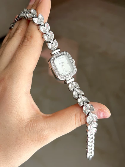ساعت جواهری طرح گندمی مینیمال زنانه