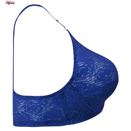 سوتین زنانه آبی کاربنی پانیذ کد 66350-6