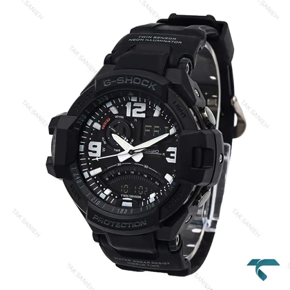 ساعت جیشاک GA-1000 مردانه بدنه فول مشکی Gshock-6569-G