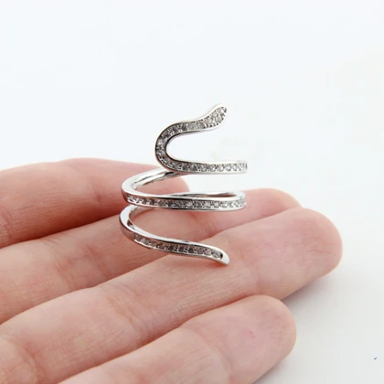 انگشتر زنانه مدل مار پیچی