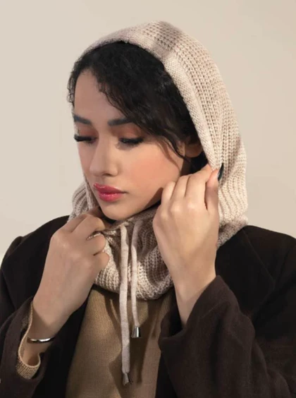 کلاه بافت اسکارف