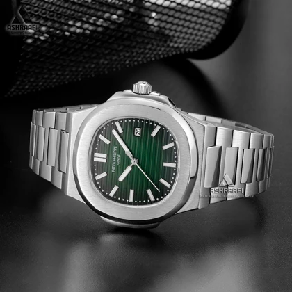 پتک فیلیپ ناتیلوس مردانه Patek Philippe Nautilus Green 02