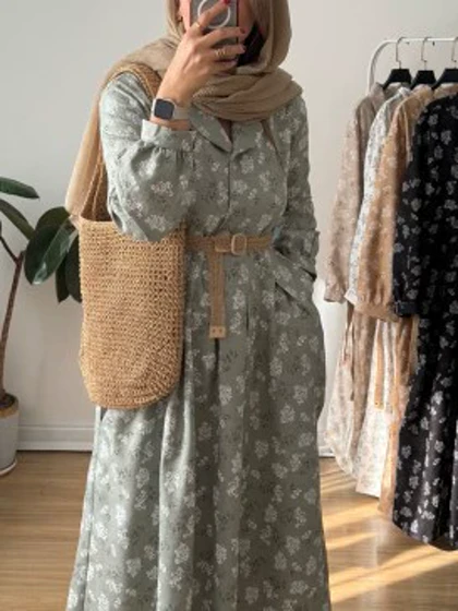 پیراهن مانتویی بابونه 2