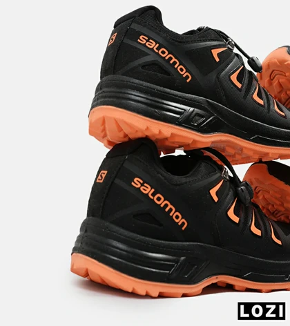 کفش کتانی کوهنوردی مشکی نارنجی مردانه و زنانه 4 Salomon Xultra
