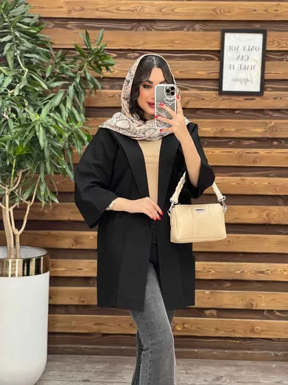 مانتو یقه برگردون دو جیب