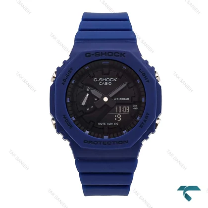 ساعت جیشاک زنانه GMA-S2100 آبی کاربنی G-shock-6400-L