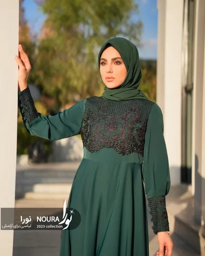 پیراهن آیدا سبز